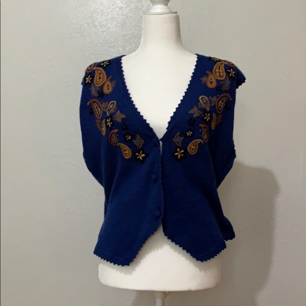 Koret vintage wool blend vest